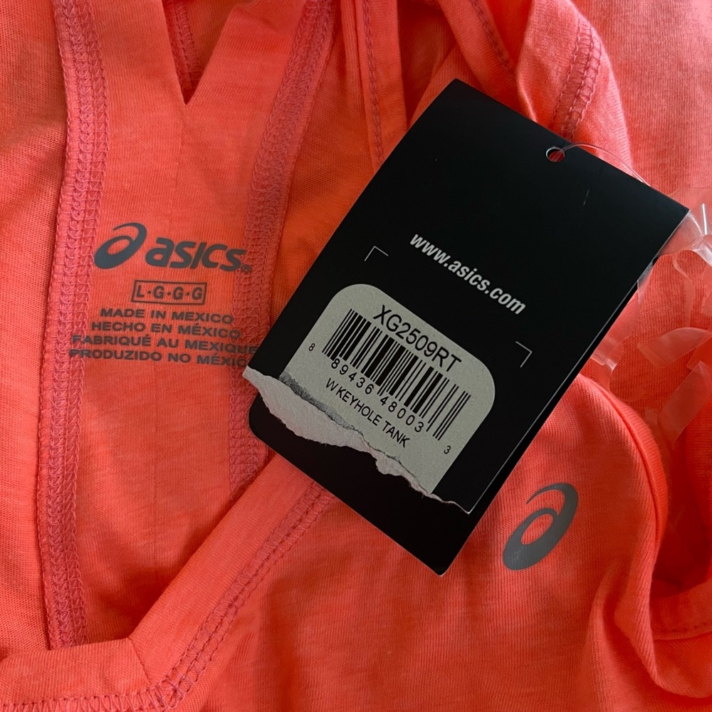 Asics Coral Keyhole Tank Top - Picture 3 of 3